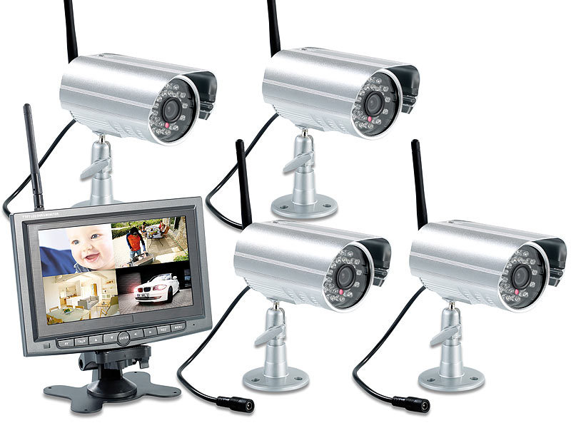 ; Überwachungskamera-Systeme, Funk-KamerasystemeFunk-Kamera-SystemeÜberwachungskameras mit BewegungssensorenÜberwachungssystemeFunk-Kameras KomplettsystemeProfi-Funk ÜberwachungssystemeFunk-Videoüberwachungs-Systeme mit HD-Kameras und LCD-Monitoren Bildschirme SD-KartenslotsDigitale Funk-KamerasystemeFunk-Videoüberwachungs-SystemeVideoüberwachungen mit WLAN-AnbindungenKabelloses Funk-Überwachungs-SystemeVideoüberwachungenSicherheits Überwachungs-SystemeFunk-Video-Überwachungen mit IP-AnschlüssenFunküberwachungen 