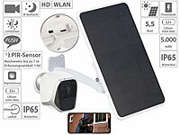 VisorTech IP-HD-Überwachungskamera mit Solar-Powerbank, 5,5W; Überwachungskameras (Funk) Überwachungskameras (Funk) Überwachungskameras (Funk) Überwachungskameras (Funk) 