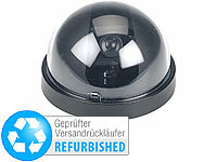 VisorTech Überwachungskamera-Attrappe Dome-Form, Versandrückläufer