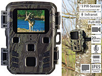 VisorTech Full-HD-Wildkamera mit PIR-Sensor, Nachtsicht, 6 Monate Stand-by, IPX5; Überwachungskameras (Funk) Überwachungskameras (Funk) Überwachungskameras (Funk) Überwachungskameras (Funk) 